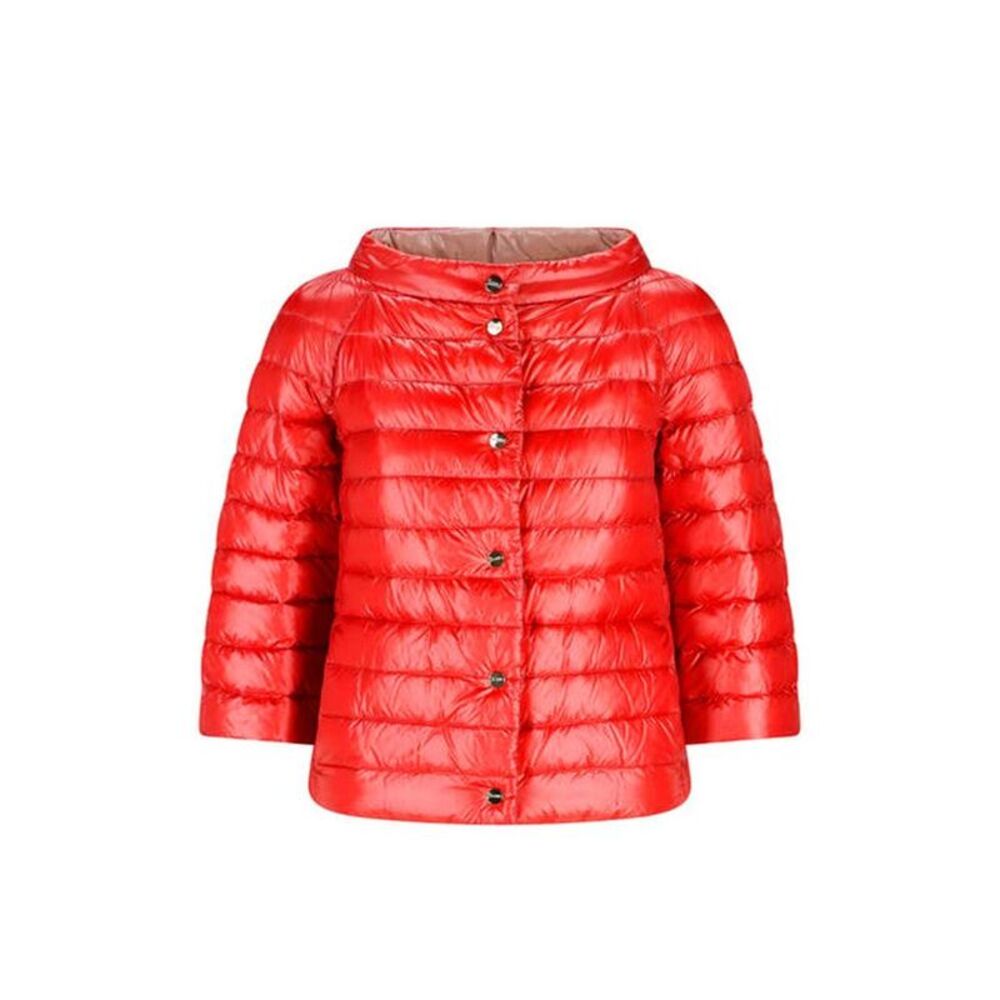Herno Red Polyamide Full-Length Women's Jacket